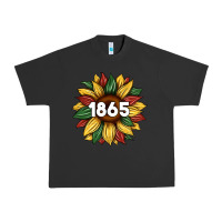 Pigment Black juneteenth 1865 sunflower Urban Heavy Tee - Artiststas