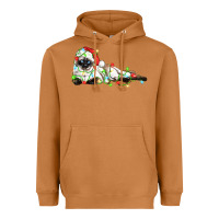 Meerkat christmas siamese cat Heavyweight Hoodie - LillyAllenDesigns