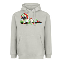 Moon Dust christmas siamese cat Heavyweight Hoodie - LillyAllenDesigns