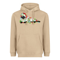 Mushroom christmas siamese cat Heavyweight Hoodie - LillyAllenDesigns