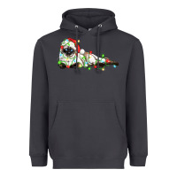 Smoke christmas siamese cat Heavyweight Hoodie - LillyAllenDesigns