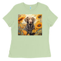 Matcha labrador retriever Ladies Tee - Unal Design