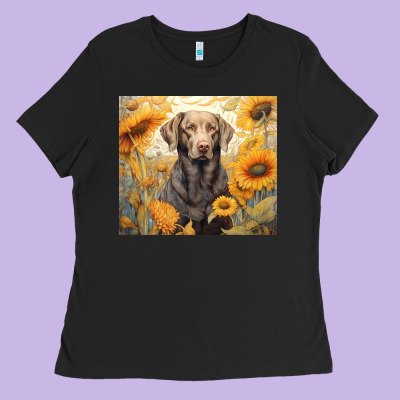 Labrador Retriever Ladies Tee Designed By Unal Design