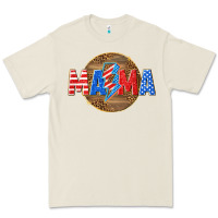 Bone American mama with lightning bolt Premium Tee - texasbilliewilder
