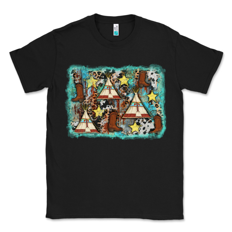 Tribe Tent Western Background Classic Tee by AdoDesignShop | Teevron
