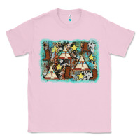 Bubblegum Pink tribe tent western background Classic Tee - AdoDesignShop