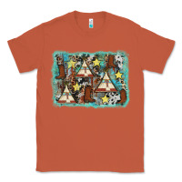 Copper tribe tent western background Classic Tee - AdoDesignShop