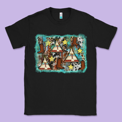 Tribe Tent Western Background Classic Tee Designed By Adodesignshop