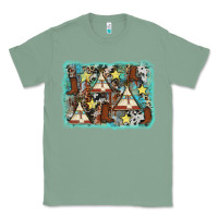 Sage tribe tent western background Classic Tee - AdoDesignShop