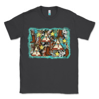 Smoke tribe tent western background Classic Tee - AdoDesignShop