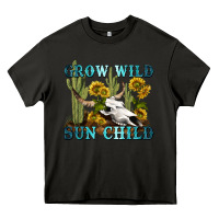 Asphalt grow wild sun child tbw Heavy Core Tee - texasbilliewilder