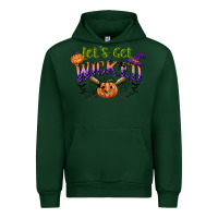 Forest Green lets get wicked Urban Hoodie - CowGirlArtShop