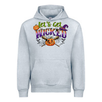 Heather Grey lets get wicked Urban Hoodie - CowGirlArtShop