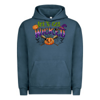 Pigment Midnight Navy lets get wicked Urban Hoodie - CowGirlArtShop