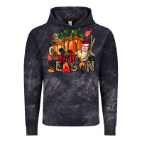 Cloud Black fall and  hockey  tis the season Vintage Hoodie - AdoDesignShop