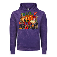 Cloud Purple fall and  hockey  tis the season Vintage Hoodie - AdoDesignShop