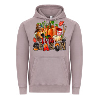 Vintage Zinc fall and  hockey  tis the season Vintage Hoodie - AdoDesignShop