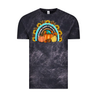 Cloud Black Fall rainbow Vintage Tee - Artiststas