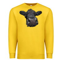 Lemon Black Angus Heifer Premium Sweatshirt - LillyAllenDesigns