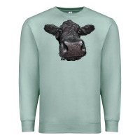 Seafoam Black Angus Heifer Premium Sweatshirt - LillyAllenDesigns