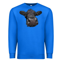 True Royal Black Angus Heifer Premium Sweatshirt - LillyAllenDesigns