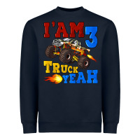 Navy i'am three truck yeah Heavyweight Sweatshirt - Artiststas