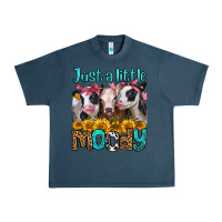 Midnight Navy just a little moody heifers Urban Heavy Tee - Jasminsmagicworld