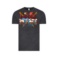 Vintage Black baseball mini Vintage Tee - AdoDesignShop
