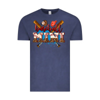 Vintage Denim baseball mini Vintage Tee - AdoDesignShop