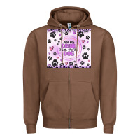 Chestnut hold my drink i gotta pet this dog Zipper Hoodie - MaliasSmallBusiness