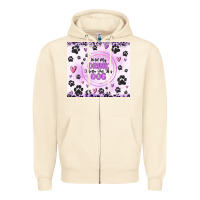 Sandshell hold my drink i gotta pet this dog Zipper Hoodie - MaliasSmallBusiness