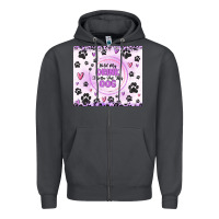 Smoke hold my drink i gotta pet this dog Zipper Hoodie - MaliasSmallBusiness