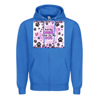 True Royal hold my drink i gotta pet this dog Zipper Hoodie - MaliasSmallBusiness