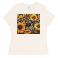 Bone pug Ladies Tee - Unal Design