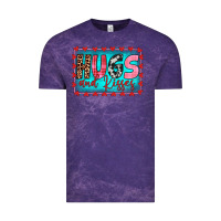 Cloud Purple hugs and kisses Vintage Tee - JahusDesignShop