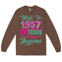 Chestnut made in 1957, 65 years of being awesome kopya Long Sleeve Tee - Jasminsmagicworld