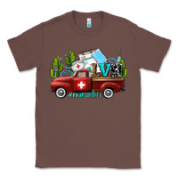 Chestnut lvn nurse truck with cactus and sunflowers Classic Tee - AdoDesignShop