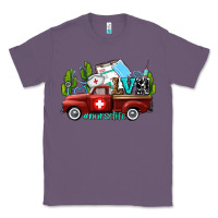 Lavender lvn nurse truck with cactus and sunflowers Classic Tee - AdoDesignShop