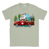Matcha lvn nurse truck with cactus and sunflowers Classic Tee - AdoDesignShop
