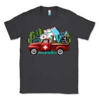 Smoke lvn nurse truck with cactus and sunflowers Classic Tee - AdoDesignShop