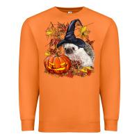Carrot Halloween Hedgehog Premium Sweatshirt - LillyAllenDesigns