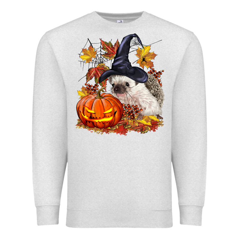 Halloween Hedgehog Premium Sweatshirt by LillyAllenDesigns | Teevron