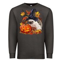 Smoke Halloween Hedgehog Premium Sweatshirt - LillyAllenDesigns