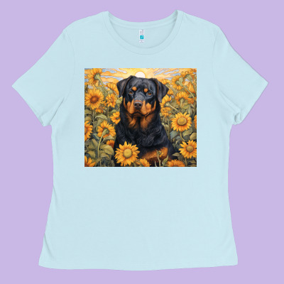 Rotweiler Ladies Tee Designed By Unal Design
