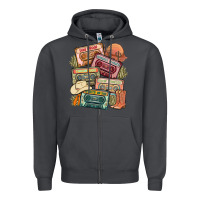 Smoke country cassette tapes Zipper Hoodie - MaliasSmallBusiness