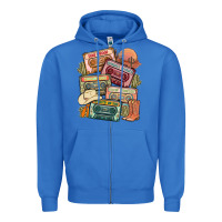 True Royal country cassette tapes Zipper Hoodie - MaliasSmallBusiness
