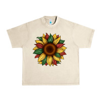 Juneteenth Sunflower Urban Heavy Tee | Teevron