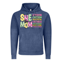 Vintage Denim she is mom Vintage Hoodie - JahusDesignShop