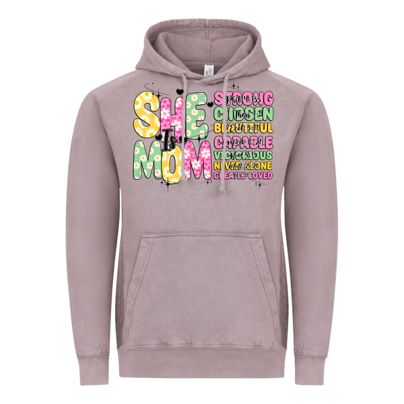 She Is Mom Vintage Hoodie by JahusDesignShop | Teevron