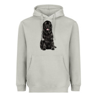 Moon Dust newfoundland dog Heavyweight Hoodie - LillyAllenDesigns